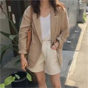 [오노마] ONM 봄 가을 베이지 린넨자켓 DS-BB133  7985347)