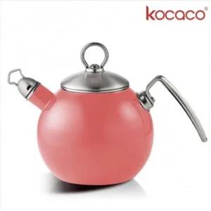 MZ코카코 바리스타IH 티볼 핑크 법랑주전자 1.25L