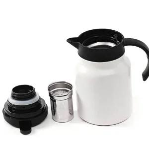 이중진공 보온주전자 900ml 화이트 차 티 텀블러 차망 차망