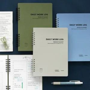데일리 A5 업무일지 작업 노트 색상랜덤 A5 업무일지 스케줄러 플래너