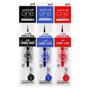 유니 유니볼 원 리필심 0.5mm UMR-05S 볼펜 분리수거 스프링노트 스프링파일 파일정리
