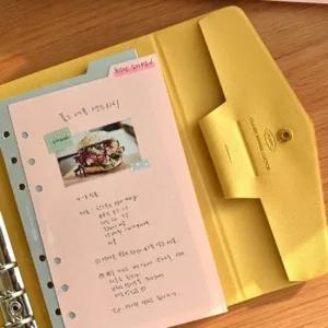 A6다이어리커버 1P 6공 바인더 플래너 스케줄러 일기 2022년다이어리 2022년스케줄러