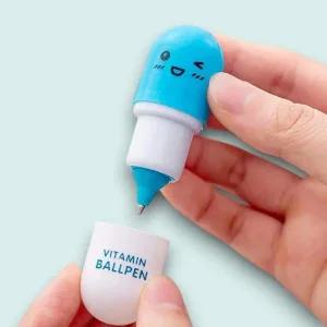 게더릭 깜찍 캡슐 볼펜 40p세트
