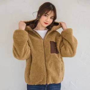 후드지퍼 양털후리스 올데이 레트로자켓 플리스점퍼양털 후드점퍼 후리스자켓