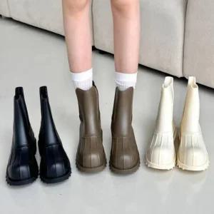 앵클 캐주얼 숏 장마철슈즈 장마철 여성 신발 (44B3y)