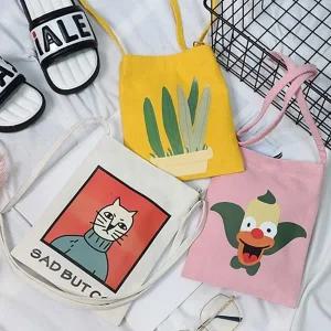 미니아트캔버스크로스 미니백 캔버스백 숄더백 가방