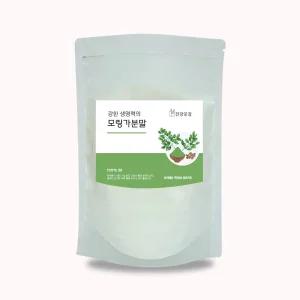 모링가분말 이중지퍼백 500g가잎 건조가 가가루 말차 가차 영양 영양분 모링가