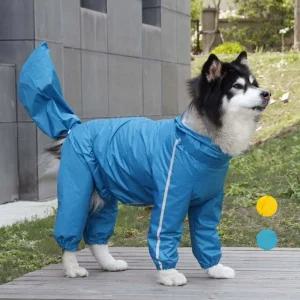 대형견 우비 방수 의류 바람막이 애견 외출코트 10XL