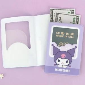 산리오 크로미 여권파우치 커버 캐릭터 케이스 지갑 포켓치 트래블 니케이스 파우치 보관 보관함 문구용품
