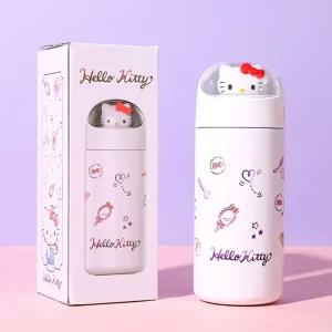 산리오 헬로키티 우주캡슐 피규어 텀블러 350ml유아동물병 식기 어린이물 어텀블러 빨대물컵 휴대용보틀 캐