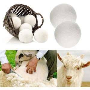 10pcs 세탁 공 주름 방지 양모 폼 재사용 가능 천연 섬유 연화제 수제 탈취 의류 액세서리