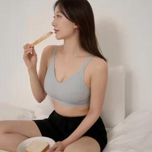 [제작] [A~F컵까지] 데일리 홀가먼트 심리스 브라탑 83795 빅사이즈 여성의류
