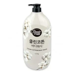 샤워메이트 내추럴 클린코튼 바디워시 1.2kg D