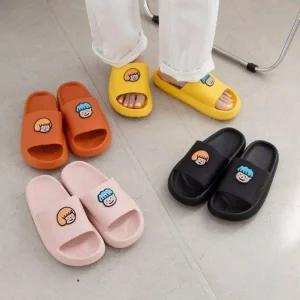 땡처리 eva굽높은 층간소음방지 발이편한 소년소녀 캐릭터 슬리퍼