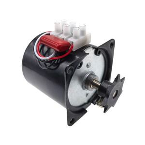 60KTYZ 클로 폴 동기 전동 AC220V 14W 기어 전동(체인 포함) 2.5RPM 10RPM 영구 자석 인큐베이터