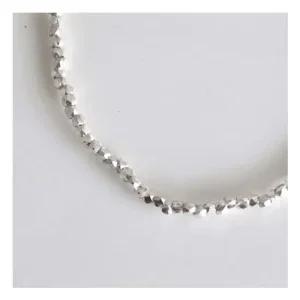 (Silver925) Stone ball bracelet 실버 발찌 팔찌 액세서리 악세서리 주얼리 쥬얼리 데일리 심플 베이직