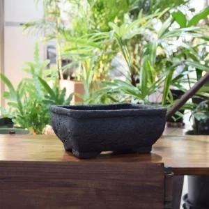 화산석 화분 직사각 24x18x11cm식물분 꽃분 키우기 인테리어분 실내분 취미생활 용분 정원용품 홈가드닝 가