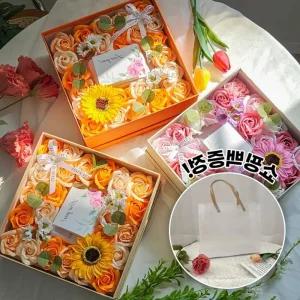 플라워 돈 나오는 카네이션 용돈 박스 쇼핑백 증정용상자 다발꽃 용박스 어버이날선물 환갑 용이벤트 다발