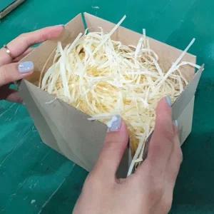 스타핑 쵸핑 종이완충제 아이보리 100g