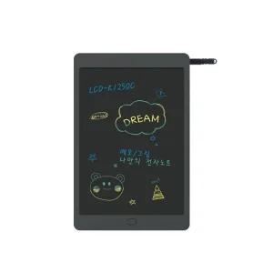 지니큐 12인치 전자노트 컬러글씨 보드 메모보드 칠판 낙서 드로잉 패드 메뉴