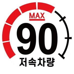 캠핑 카라반 고휘도 반사 계기판 스티커 90km속도표시 속도표시스티커 고휘