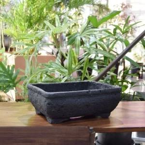 화산석 화분 직사각 30x23x12cm가정용분 식물분 꽃분 키우기 인테리어분 실내분 취미생활 용분 정원용품 홈