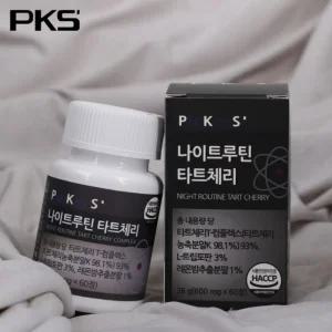 평일오후2시전 주문건 당일출고가능 픽커스 나이트루틴 타트체리 식물성 멜라토닌 함유 600mg 60정수면약