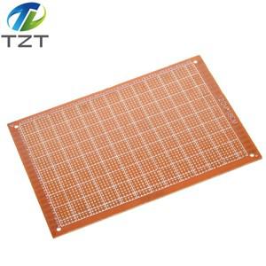 TZT 12x18 cm 12*18cm 단일 측면 프로토 타입 2.54mm 보드 브레드 범용 실험 베이클라이트 구리판 회로