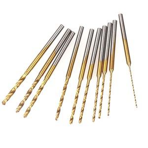 마이크로 트위스트 드릴 비트 2.35 생크 고속 스틸 조각 다기능 펀치 도구 부품, 0.8mm-2.0mm