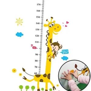 기린 스티커 어 키재기 벽지 포스터 측정 키재기 포인트 스티커 측정 포스터 벽지 어