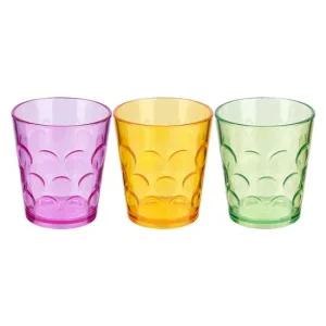 디디샵 물방울 물컵 - 소 175ml  색상랜덤) 노래방 주점 플라스틱 튼튼 충격 강함 잔 가성비