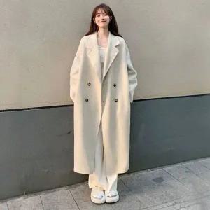 [하프클럽/]마렌비아 심플모직 롱코트