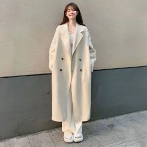 [하프클럽/]마렌비아모직 롱코트 이지