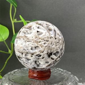 천연 Sphalerite 크리스탈 공 수동 채굴 된 광택 에너지 치유 장식 홈 미네랄 보석