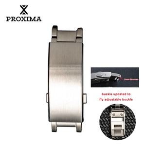 호환품 Proxima  316L 플라이 조절 걸쇠 시계 부품 팔찌 16mm 버클 접이식 PX1697 PX1703 비 범용
