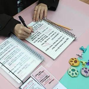 반투명 바인더노트 라인속지 A5 속지 A5 노트 A5 바인더 대학노트 노트 속지