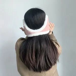 핑크 귀마개 방한 뽀글뽀글 뽀글뽀글 방한