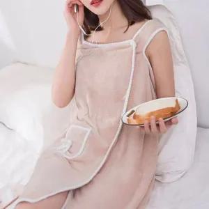 여자 2컬러 원피스 대형 샤워타올 나시 원피스타올 샤워가운 샤워타월 샤워타올 원피스타올