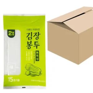 감동 김장봉투 대2매) x1박스 50개) 15포기 위생포장 김치봉투 김장봉투 김장비닐 김치포장