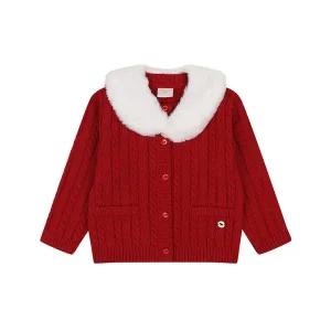 [에뜨와](천안아산점)(25년 겨울 신상품)헤더 FUR 카라 니트 CDG(07S7 21404)