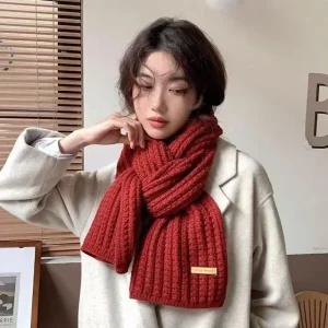 패션소품 머플러 헤번즈 소프트 니트 머플러 목도리 데일리 기본 (WFJWZCR)