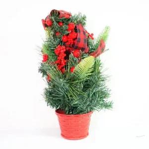 ELIM 크리스마스 미니트리 베리포인트 레드 40cm 크리스마스 장식 꾸미기 단체 어린이집 홈파티