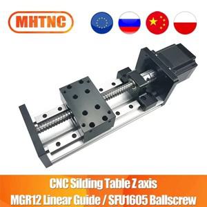 CNC SXG1605 슬라이딩 테이블 Z 축 스테이지 이동 50-1500mm MGR12 가이드 SFU1605 Nema23 용 볼 스크류 선
