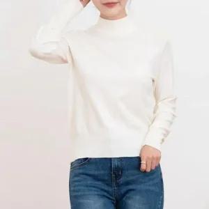 [오노마] ONM 여성 니트티 반폴라 가을 겨울 목폴라 여자 니트