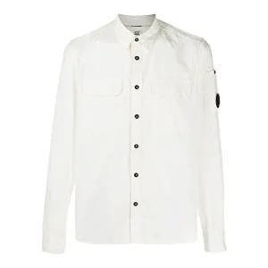 [CP COMPANY]14주년 렌즈 와펜 포켓 코튼 셔츠 화이트 08CMSH165A 005383G 103