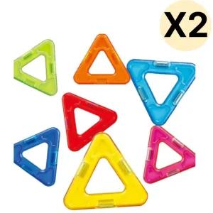 맥포머스 자석블록 장난감 교구 선물 삼각형 6p X 2p