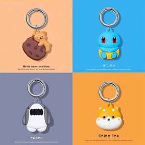 AirTags 케이스 용 Sanrio Kuromi 로케이터 추적기 귀여운 3D 만화 Rabbie Beaver 보호 실리콘 분실 방지