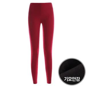 [샵앤]여성 국산 기능성 방한 타이즈 얇은기모 내복하의 HW-WUP-1698-버건디