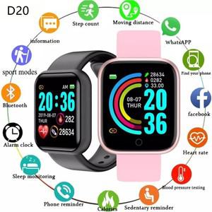 D20 y68 스마트 시계 안드로이드 폰 IP67 방수 대한 전자 스포츠 Smartwatch 피트니스 트래커