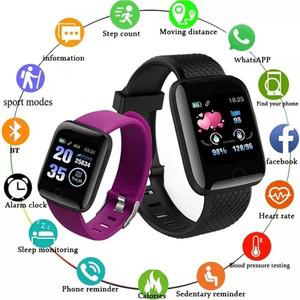 116plus Smartwatch 남성 혈압 여성 심박수 피트니스 트래커 팔찌 IOS 안드로이드 스포츠 스마트 시계  키
